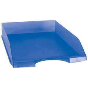 Polica za spise FOROFFICE transparentno plava