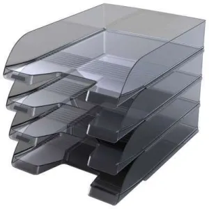 Polica za spise FOROFFICE boja dima