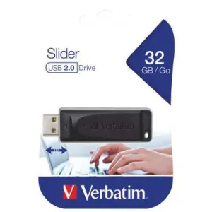 USB memory stick VERBATIM Slider 2.0 32GB