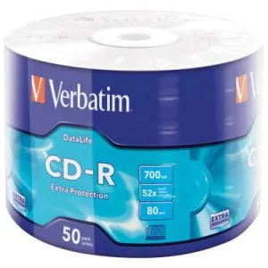 CD-R VERBATIM Extra Protection Wrap 700MB - 50/1