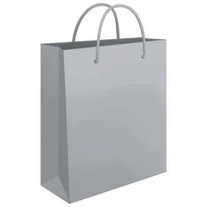 Poklon vrećica FORNAX 26*32*13 srebrna