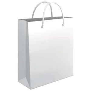 Poklon vrećica FORNAX 34*39*10 bijela