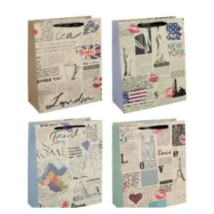 Poklon vrećica SPIRIT Cities 26*32*12 