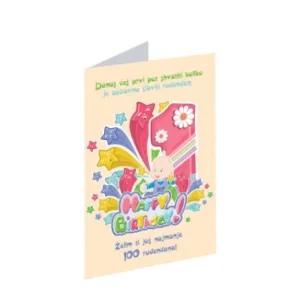 Čestitka SPIRIT Happy Birthday 2 11,5*17