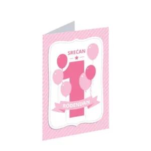 Čestitka SPIRIT Happy Birthday 5 11,5*17