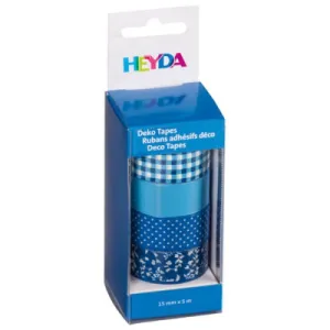 Traka dekorativna ljepljiva HEYDA Colour Code plava - 4/1