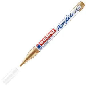 Marker akrilni EDDING E-5300 Fine okrugli vrh 1-2mm zlatni