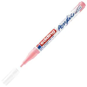 Marker akrilni EDDING E-5300 Fine okrugli vrh 1-2mm rozi