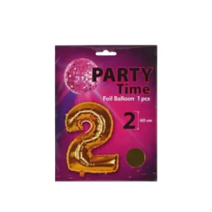 Balon 2 60cm zlatni