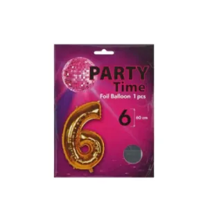 Balon 6 60cm srebrni