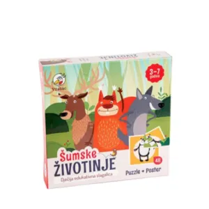 Puzzle VRABAC Divlje životinje