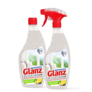 Sredstvo za čišćenje staklenih površina GLANZ Antistatic refill 750ml