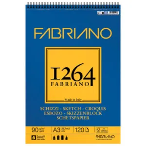 Blok za skiciranje FABRIANO 1264 A3 spiralni uvez