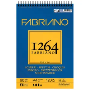Blok za skiciranje FABRIANO 1264 A4 spiralni uvez