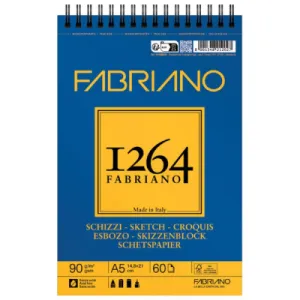 Blok za skiciranje FABRIANO 1264 A5 spiralni uvez