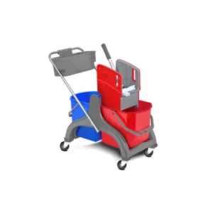 Kolica sa dvije kante, ocjeđivačem i korpicom HS3