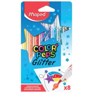 Flomasteri MAPED Color Peps Glitter - 12/1