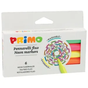 Flomasteri PRIMO Morocolor Neon - 6/1