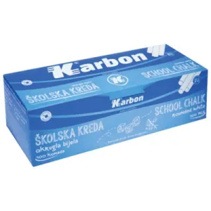 Kreda školska EUROKARBON bijela - 100/1