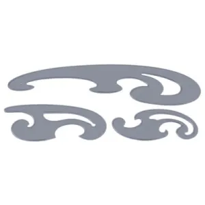 Krivuljar PVC EDUCA PK3 - 3/1