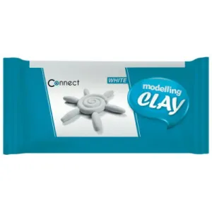 Glina za modeliranje CONNECT bijela 250g