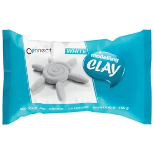 Glina za modeliranje CONNECT bijela 450g