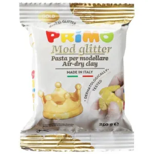 Masa za modeliranje PRIMO glitter zlatna 250g