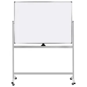 Tabla bijela flipchart dvostrana na staklu sa točkićima 120*90