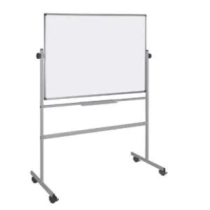 Tabla bijela flipchart dvostrana na staklu sa točkićima 150*120