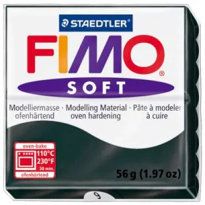 Masa za modeliranje STAEDTLER Fimo Soft crna 57g