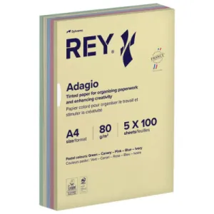 Fotokopir papir u boji SYLVAMO REY ADAGIO svijetla mješavina A4 – 80g – 500/1