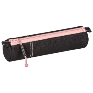 Pernica prazna BRUNNEN Leather crno-roza - 1 zip