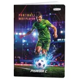 Sveska dikto CONNECT C Premium A5 HS2 sa muškim motivima i gumiranom koricom.