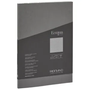 Sveska dikto/tačkice FABRIANO EcoQua A5 HS3 meki uvez siva