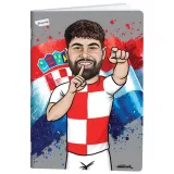 Sveska dikto LIPA MILL Football Icons A4, 40 listova