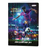 Sveska karo CONNECT 3-4 Premium A5 sa muške motive na gumiranim koricama