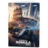 Sveska karo CONNECT Premium A4 HS5 s muškim motivima i soft touch koricama.