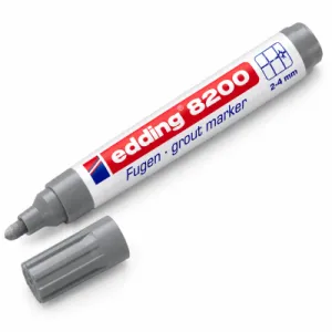 Marker za fuge EDDING E-8200 okrugli vrh 2-4mm sivi
